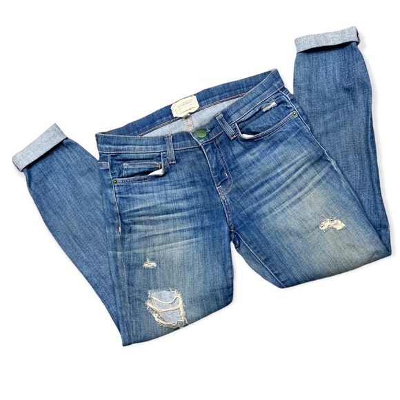 Current Elliot Distressed Skinny Jeans Size 26 - Picture 6 of 9